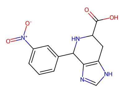 4-(3-Nitrophenyl)-4,5,6,7-tetrahydro-3H-imidazo[4,5-c]pyridine-6-carboxylic acid structure