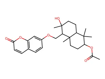 3-O-Acetylepisamarcandin structure
