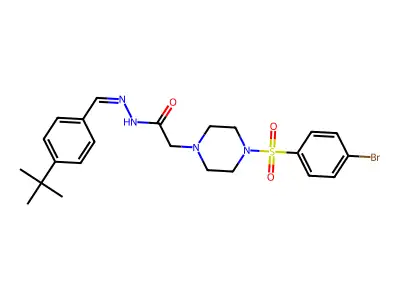 C23H29BrN4O3S structure
