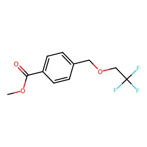 Methyl 4-[(2,2,2-trifluoroethoxy)methyl]benzoate structure