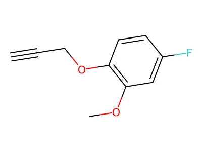 4-Fluoro-2-methoxy-(prop-2-ynyloxy)-benzene structure
