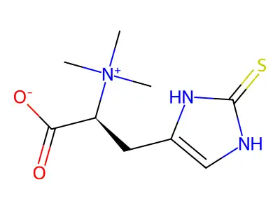 麦角硫因 structure