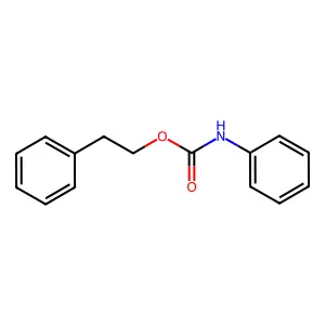 Phenethyl phenylcarbamate structure