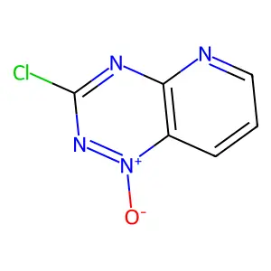 3-Chloro-1-oxidopyrido[2,3-e][1,2,4]triazin-1-ium structure