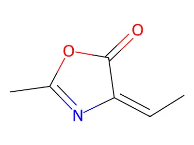 4-Ethylidene-2-methyl-1,3-oxazol-5-one structure