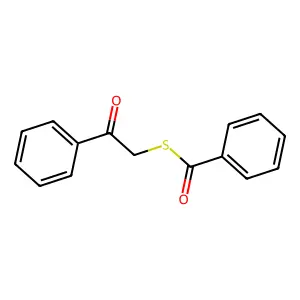 2-(Benzoylsulfanyl)-1-phenylethan-1-one structure
