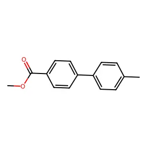 [1,1'-Biphenyl]-4-carboxylic acid, 4'-methyl-, methyl ester structure