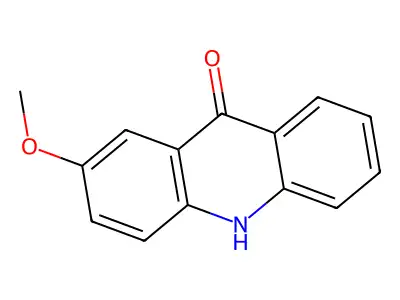 2-Methoxy-9(10H)-acridone structure