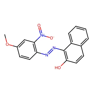 1-((4-Methoxy-2-nitrophenyl)azo)-2-naphthol structure