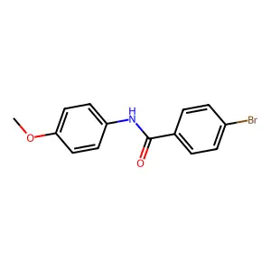4-bromo-N-(4-methoxyphenyl)benzamide structure