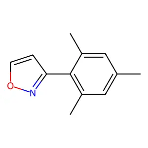 Isoxazole, 3-(2,4,6-trimethylphenyl)- structure