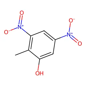 3,5-二硝基邻甲酚 structure