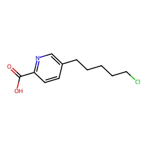 Picolinic acid, 5-(5-chloropentyl)- structure