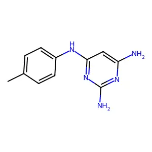 4-N-(4-methylphenyl)pyrimidine-2,4,6-triamine structure