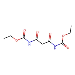 Carbamic acid, (1,3-dioxo-1,3-propanediyl)bis-, diethyl ester structure