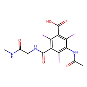 Ioglicic Acid structure