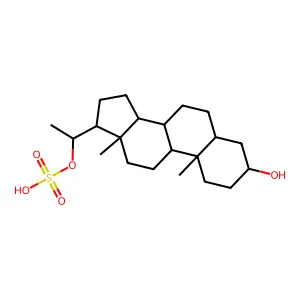 5β-孕烷-3α,20α-二醇20-硫酸酯 structure