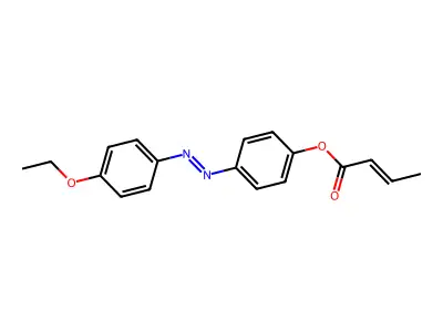 [4-[(4-Ethoxyphenyl)diazenyl]phenyl] but-2-enoate structure