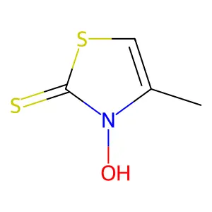 3-Hydroxy-4-methyl-2(3H)-thiazolethione structure