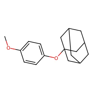 1-(4-Methoxyphenoxy)adamantane structure