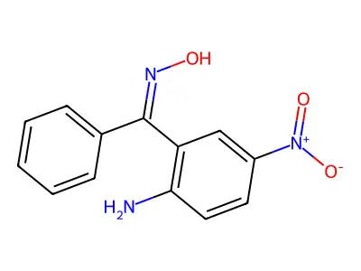 N-[(2-amino-5-nitrophenyl)-phenylmethylidene]hydroxylamine structure
