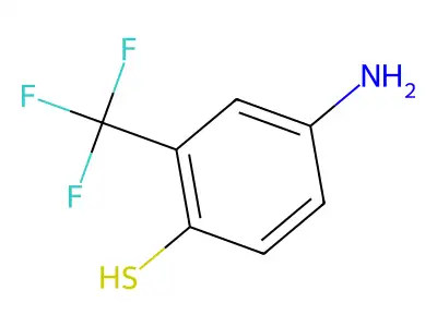 Benzenethiol, 4-amino-2-(trifluoromethyl)- structure