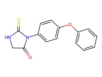 3-(4-Phenoxyphenyl)-2-thioxoimidazolidin-4-one structure