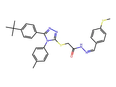 C29H31N5OS2 structure