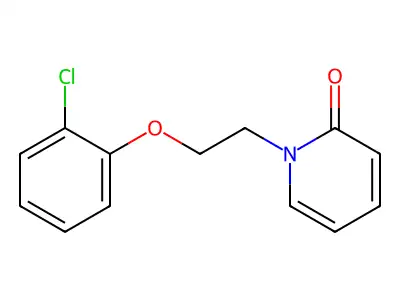 1-[2-(2-Chlorophenoxy)ethyl]pyridin-2-one structure