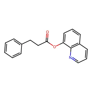 Quinolin-8-yl 3-phenylpropanoate structure