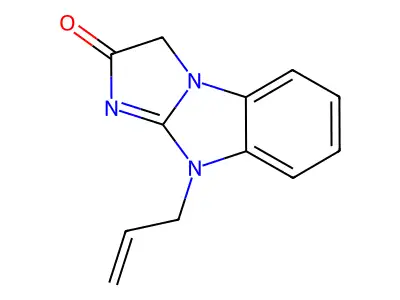 9-(prop-2-en-1-yl)-3H-imidazo[1,2-a]benzimidazol-2(9H)-one structure