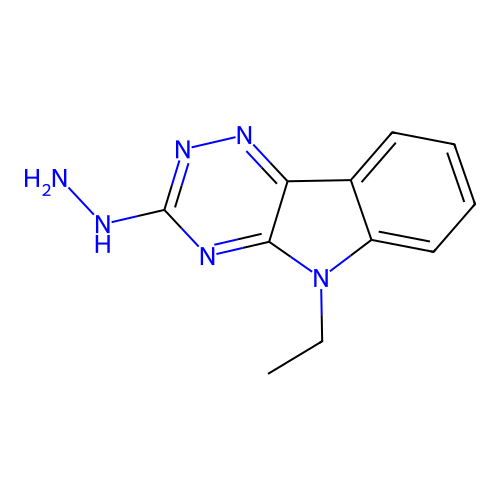 5-ethyl-3-hydrazino-5H-[1,2,4]triazino[5,6-b]indole structure