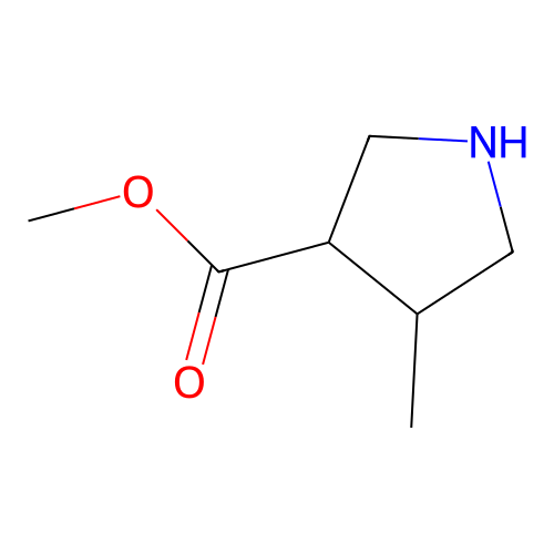 Methyl 4-methylpyrrolidin-3-carboxylate structure