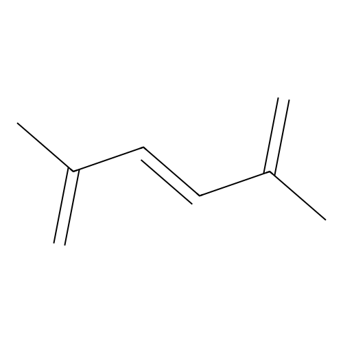 2,5-Dimethyl-1,3,5-hexatriene structure