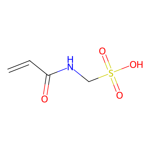 Methanesulfonic acid, [(1-oxo-2-propenyl)amino]- structure