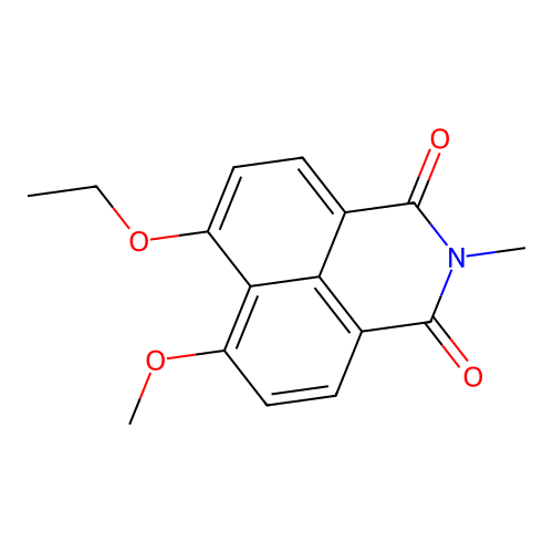 6-Ethoxy-7-methoxy-2-methyl-1H-benz(de)isoquinoline-1,3(2H)-dione structure