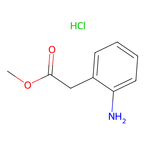 Methyl 2-(2-aminophenyl)acetate hydrochloride structure