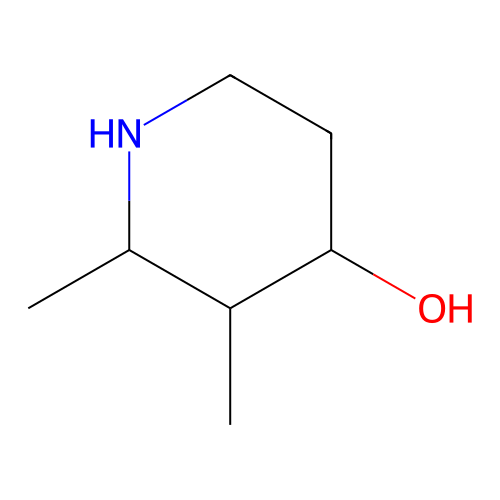 Piperidin-4-ol, 2,3-dimethyl-, cis- structure