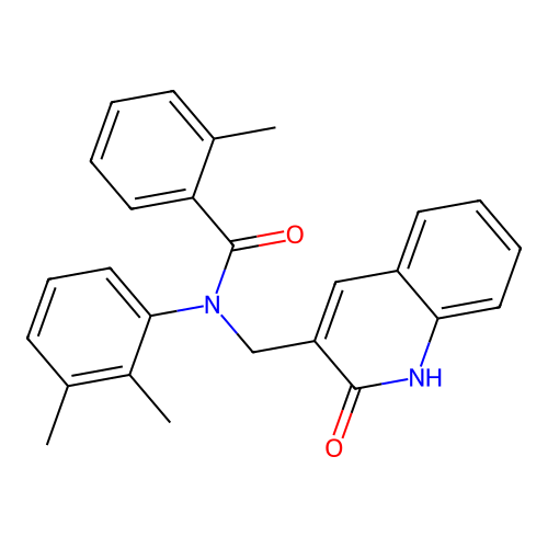 N-(2,3-dimethylphenyl)-N-((2-hydroxyquinolin-3-yl)methyl)-2-methylbenzamide structure