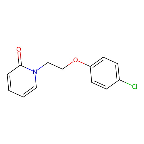 1-[2-(4-Chloro-phenoxy)-ethyl]-1H-pyridin-2-one structure
