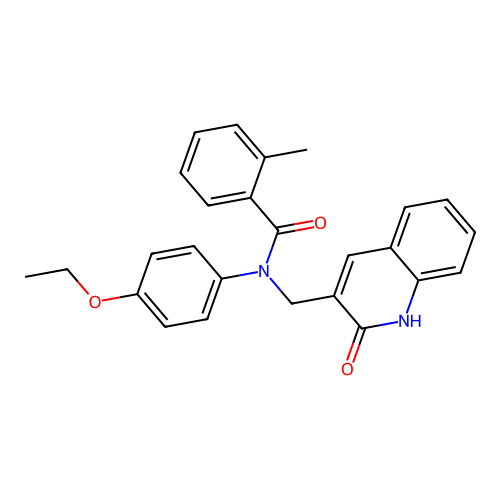 N-(4-ethoxyphenyl)-N-((2-hydroxyquinolin-3-yl)methyl)-2-methylbenzamide structure