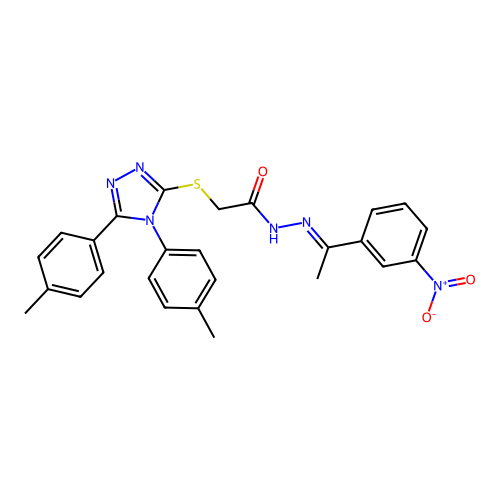 C26H24N6O3S structure