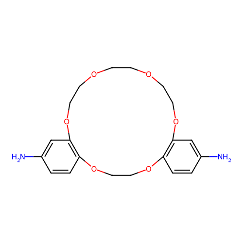 6,7,9,10,12,13,20,21-octahydrodibenzo[b,h][1,4,7,10,13,16]hexaoxacyclooctadecine-3,16-diamine structure