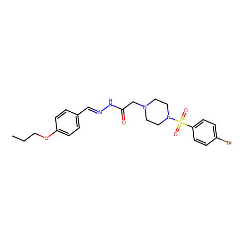 C22H27BrN4O4S structure