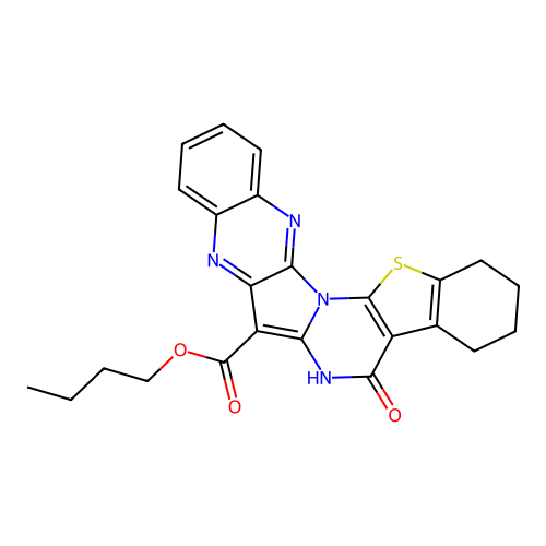 C24H22N4O3S structure