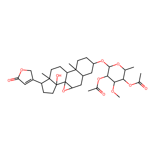 Acetyltanghinin structure