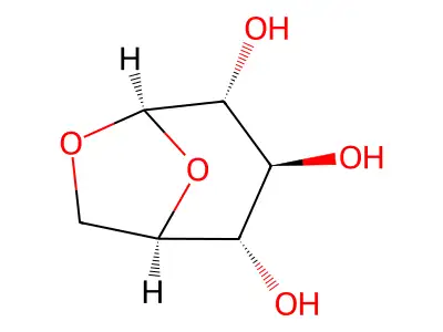 左旋葡聚糖 structure