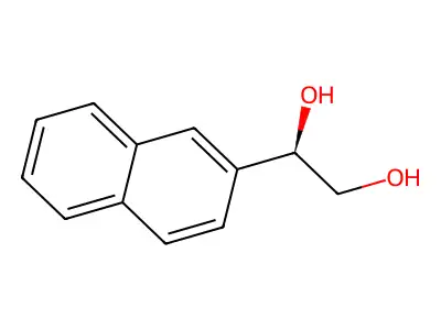 1,2-Ethanediol, 1-(2-naphthalenyl)- structure