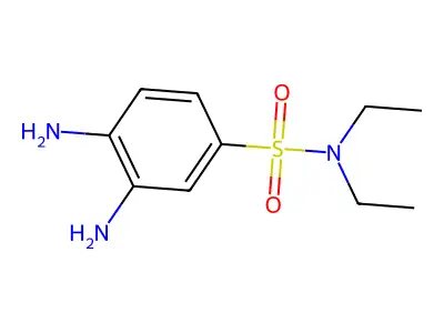 3,4-Diamino-N,N-diethyl-benzenesulfonamide structure