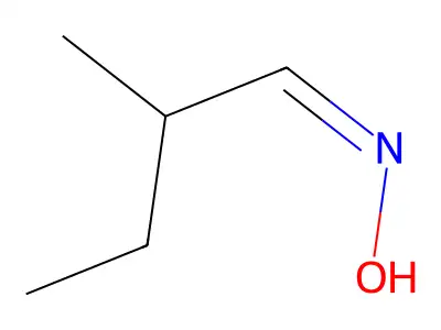 2-Methylbutanal oxime structure